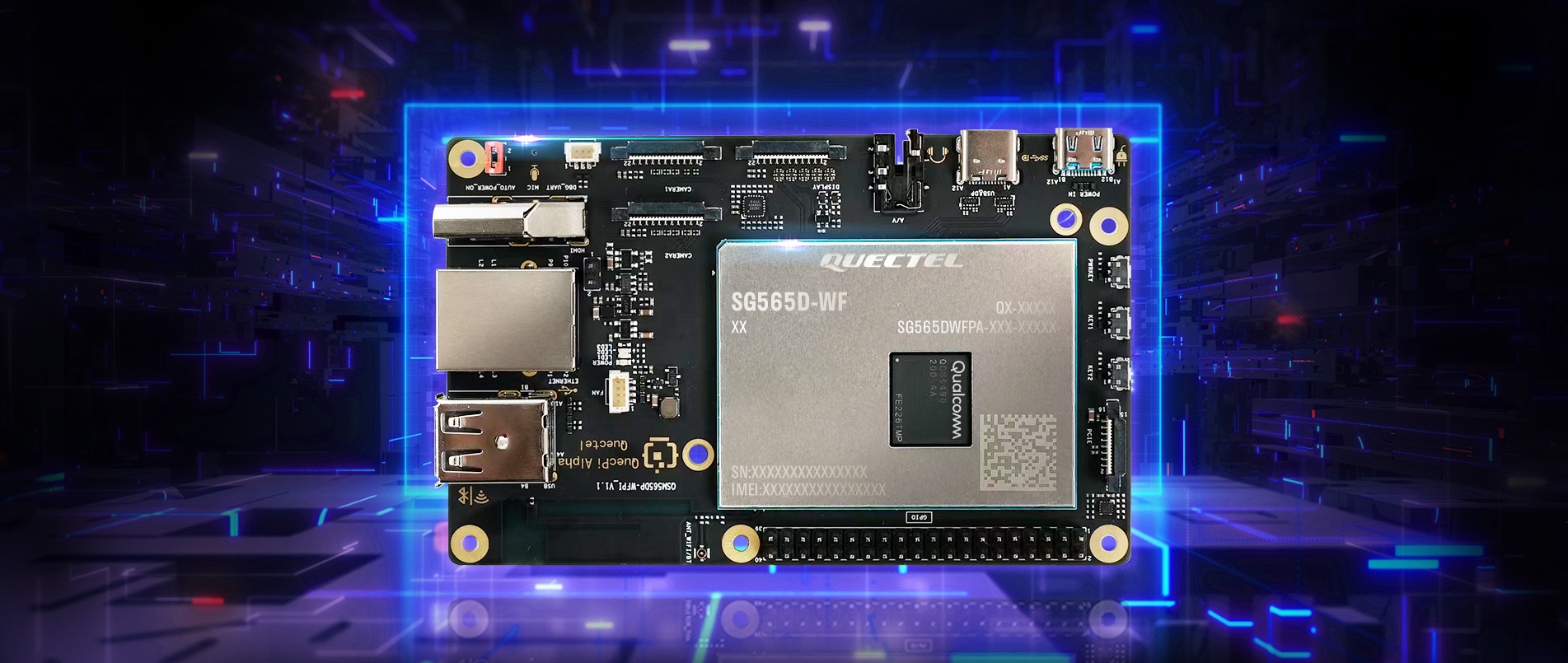 MWC 2025 | mg不朽情缘官网重磅推出支持边缘计算的QuecPi Alpha开源智能生态开发板