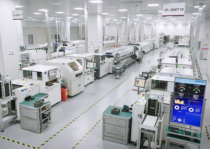 强大的SMT 生产线