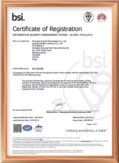 ISO/IEC 27001：信息安全管理体系